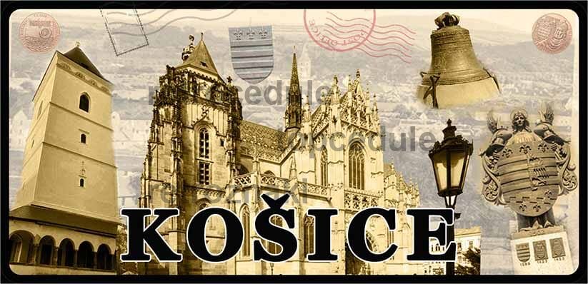 Blaszana tabliczka miasta Koszyce 2