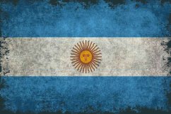 Znak Argentyna flagi
