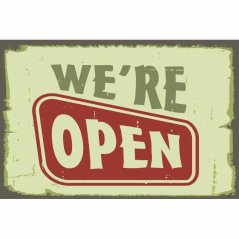 Cedule We Are Open