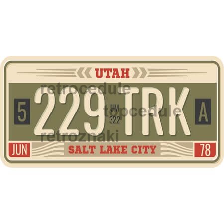 Ceduľa USA značky - Utah