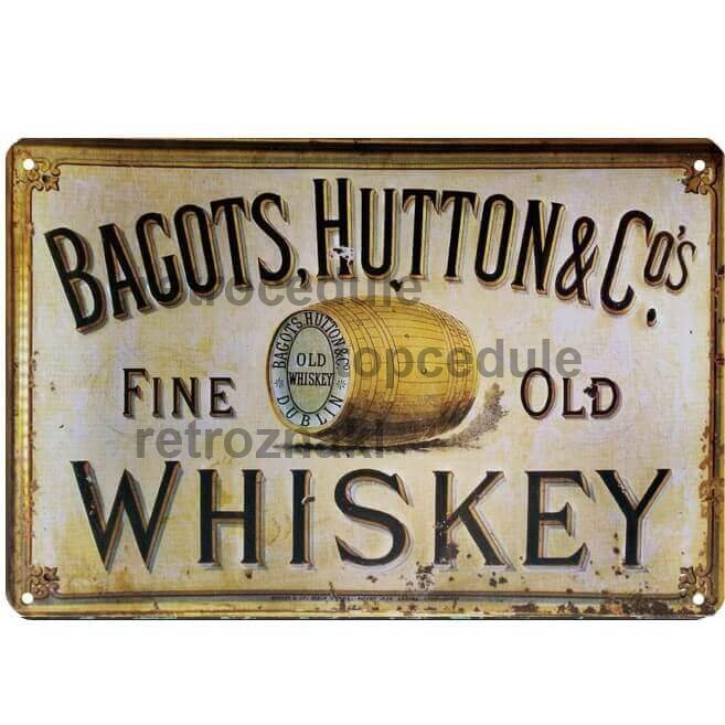 Ceduľa Bagots Hutton Whiskey