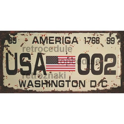 Ceduľa značka Washington D C
