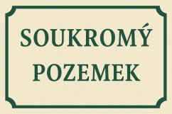 Jelölje Soukromý pozemek