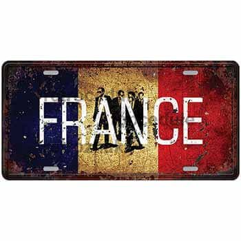 Franciaország zászló jele