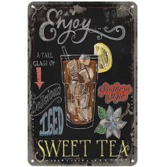 Ceduľa Enjoy Iced Sweet Tea