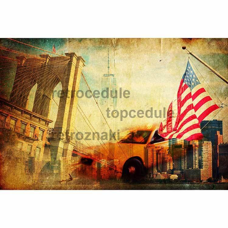Ceduľa USA New York