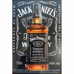 Ceduľa Jack Daniels black Ceduľa Jack Daniels black