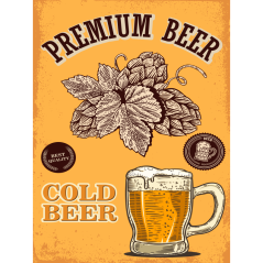 P090 premium beer