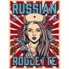 Ceduľa Tattoo - Russian Roulette Ceduľa Tattoo - Russian Roulette