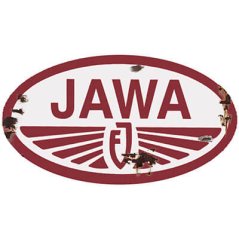 Ceduľa Jawa - logo old