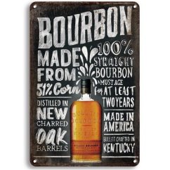 Bourbon wykonany ze znaku
