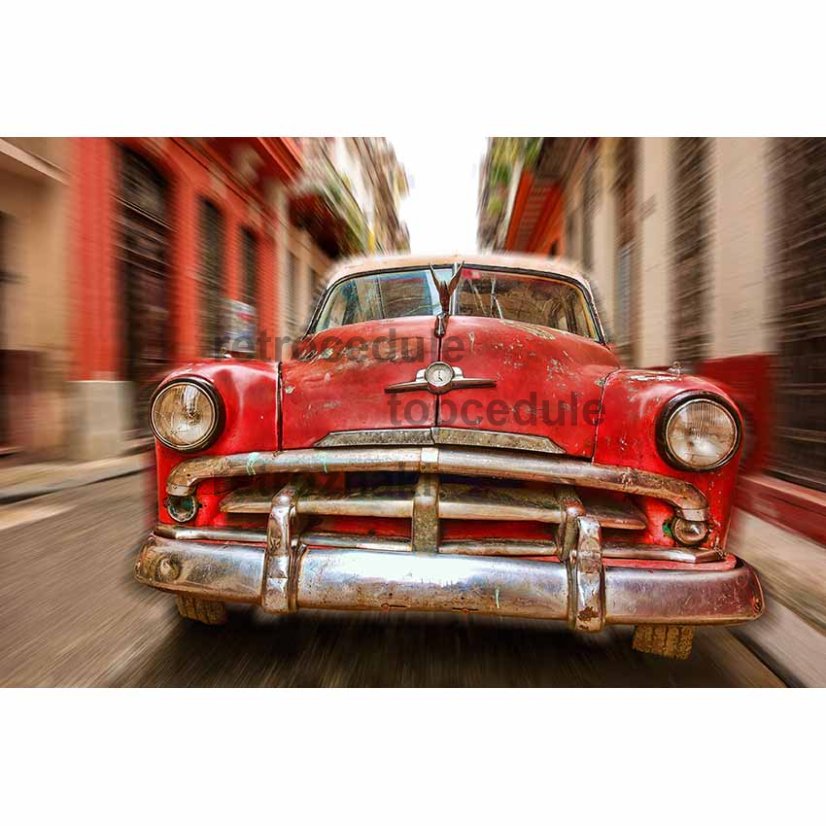 Cedule Cuba Retro Car