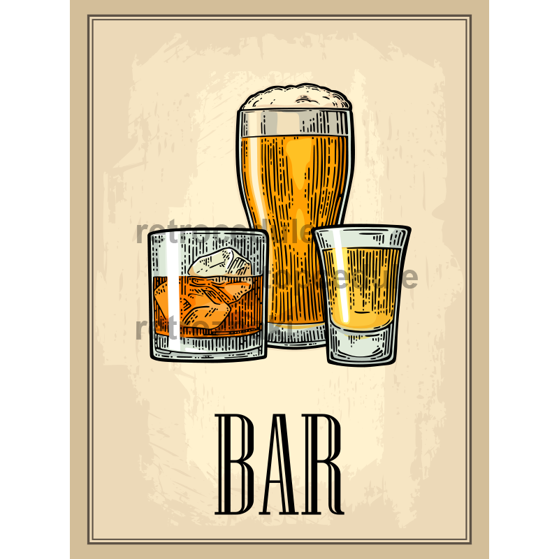 Restauracja - znak baru