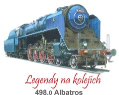 Ceduľa Lokomotíva 498.0 Albatros
