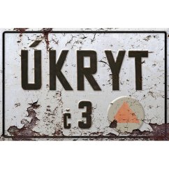 Cedule Úkryt 3