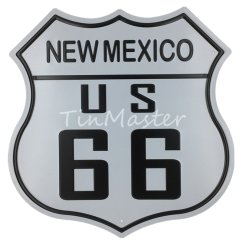 Znak tarczy US 66 Nowego Meksyku