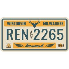 Ceduľa USA značky - Milwaukee