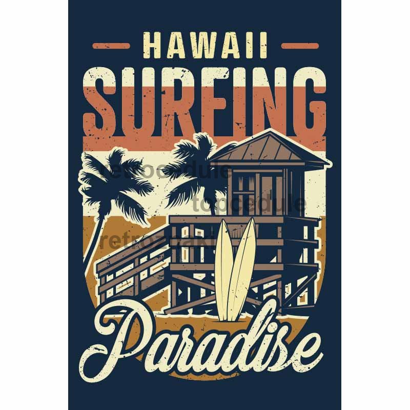 p195 cedula Hawaii Surfing Paradise