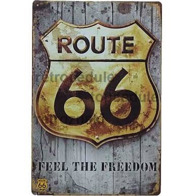 66-os út, szabadság tábla