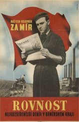 Plechová ceduľa Zamír - Rovnost