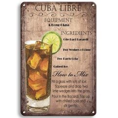 Pij znak Cuba Libre