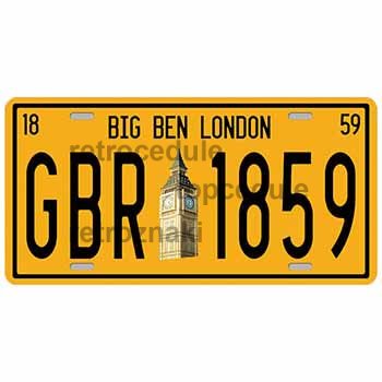 Znak Big Bena w Londynie