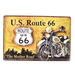 at34 cedula 3d usroute 66 30x20cm