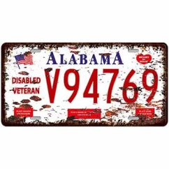 Ceduľa značka Alabama Ceduľa značka Alabama