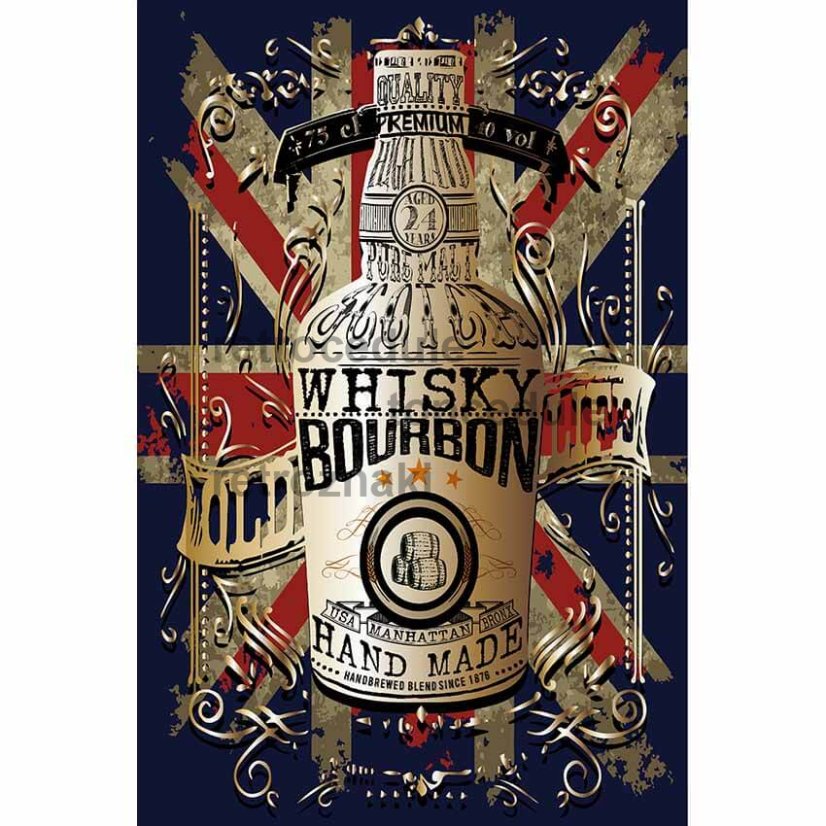 Znak whisky Bourbon
