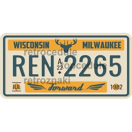 Ceduľa USA značky - Milwaukee