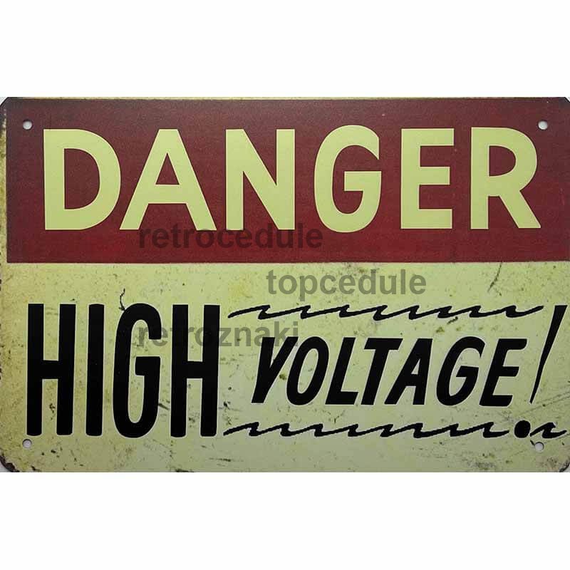 Ceduľa Danger High Voltage Ceduľa Danger High Voltage