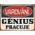 Ceduľa Varování - Génius Pracuje