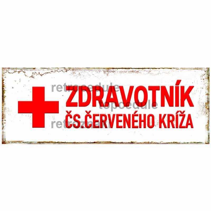 Cedule Zdravotník – ČS. Červeného Kríža