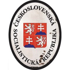 Cedule Československá Socialistická Republika old