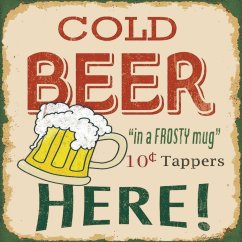 Znak Cold Beer Here!