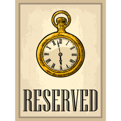 P088 restaurant reserved