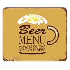 Znak menu piwa