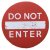 Znak „Nie wchodź”.