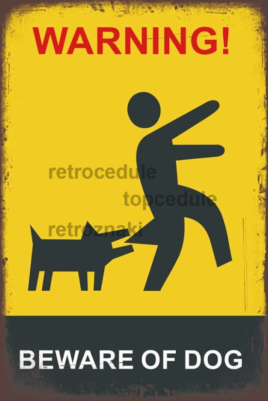 Jel Warning - Beware of dog Jel Warning - Beware of dog