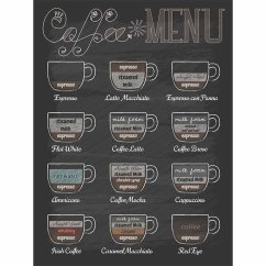 Cedule Coffee Menu