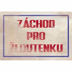 Ceduľa Záchod pro žloutenku Ceduľa Záchod pro žloutenku