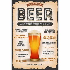 Ceduľa Beer Around The World Ceduľa Beer Around The World