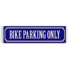 Ceduľa Bike Parking Only