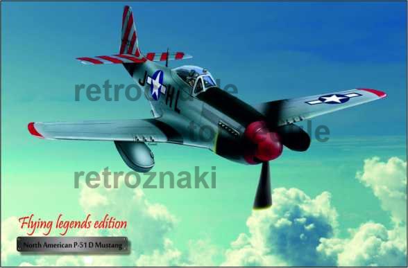 Znak letalo North American P-51 D Mustang Znak letalo North American P-51 D Mustang