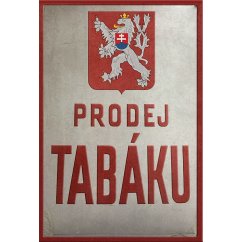 Ceduľa Prodej Tabáku