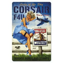 Cedule Corsair F4U Lady od the Sky