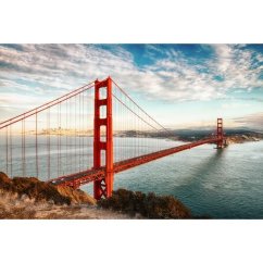 Znak Golden Gate Bridge ZDA