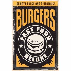 Burgerji - znak za hitro hrano