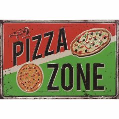 Ceduľa Pizza Zone Ceduľa Pizza Zone