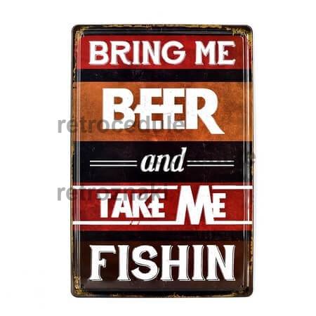 Ceduľa Bring Me Beer and Take Me Fishin Ceduľa Bring Me Beer and Take Me Fishin